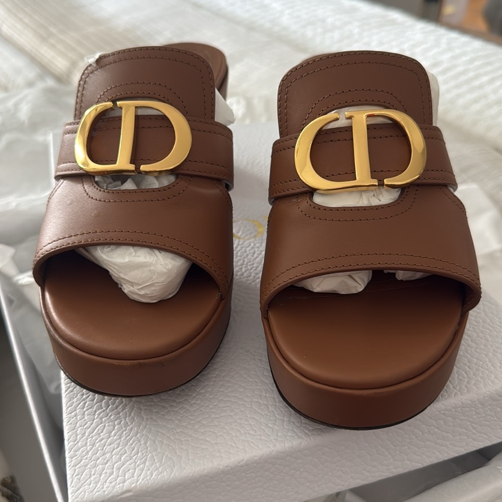 Christian Dior Platform Sandal 30 Montaigne